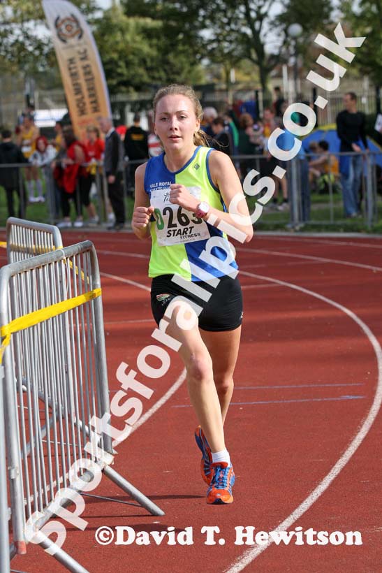 Senior women Vale Royal finishing 3rd at the Northern Road Relays, Blackpool.